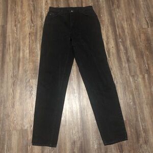 Vintage Levi's Jeans Women's 10 L Black Relaxed Fit Tapered Leg 15951 Orange Tab